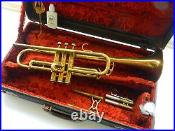 1945 King Liberty By H. N. White Convertible Bb/A Pro Trumpet Excellent Player