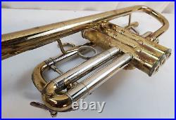 1982 Bach Stradivarius Pro C Trumpet 239 Bell Large Bore Lacquered Brass Nice