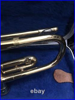 $ALE VINTAGE BUESCHER THE 400 Bb TRUMPET VERY GOOD CONDITION & CASE LACQUER HOR