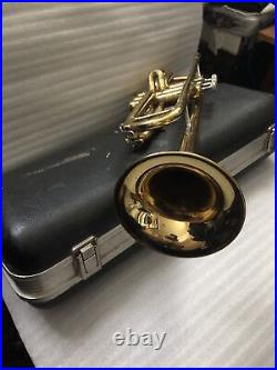 $ALE VINTAGE BUESCHER THE 400 Bb TRUMPET VERY GOOD CONDITION & CASE LACQUER HOR