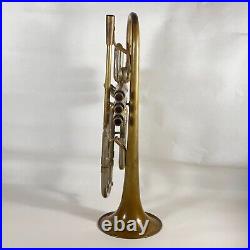 Adams A4 Shepherd's Crook Professional Bb Trumpet Raw Brass