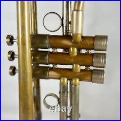 Adams A4 Shepherd's Crook Professional Bb Trumpet Raw Brass