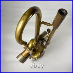 Adams A4 Shepherd's Crook Professional Bb Trumpet Raw Brass