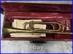 Amazing Collectible Valve Bugle With Paperwork, Vintage, Key Of G, Time Capsule