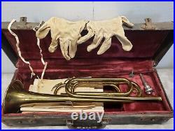 Amazing Collectible Valve Bugle With Paperwork, Vintage, Key Of G, Time Capsule