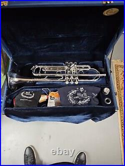 B&S 3137 Challenger I Professional Bb Trumpet Silverplate MADE IN GERMANY