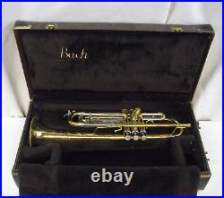 BACH STRADIVARIUS PROFESSIONAL Bb TRUMPET LARGE BORE 25 BELL LACQUERED BRASS