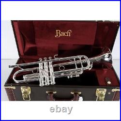 Bach 190 Stradivarius 37 Series Pro Bb Trumpet 190S37 Silver 194744915741 OB