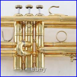 Bach Model LT18072 Stradivarius Bb Trumpet SN 36653 EARLY ELKHART! GOLD PLATE