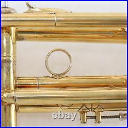 Bach Model LT18072 Stradivarius Bb Trumpet SN 36653 EARLY ELKHART! GOLD PLATE