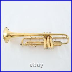 Bach Model LT18072 Stradivarius Bb Trumpet SN 36653 EARLY ELKHART! GOLD PLATE