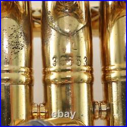 Bach Model LT18072 Stradivarius Bb Trumpet SN 36653 EARLY ELKHART! GOLD PLATE