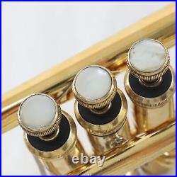 Bach Model LT18072 Stradivarius Bb Trumpet SN 36653 EARLY ELKHART! GOLD PLATE