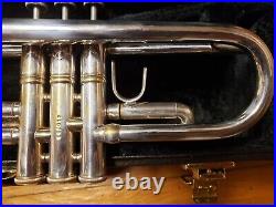 Bach Stradivarius 180SL25 Silver Large-Bore Trumpet With Double Case-Lead Horn