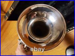 Bach Stradivarius 180SL25 Silver Large-Bore Trumpet With Double Case-Lead Horn