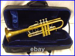 Bach Stradivarius C Trumpet (akright Conversion) Large Bore Unlacquered Nice