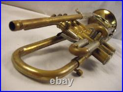 Bach Stradivarius C Trumpet (akright Conversion) Large Bore Unlacquered Nice