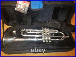 Bach Stradivarius LR180S37 Silver Trumpet-Reversed Leadpipe, Serviced, New Case