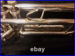 Bach Stradivarius LR180S37 Silver Trumpet-Reversed Leadpipe, Serviced, New Case