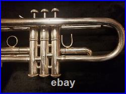 Bach Stradivarius LR180S37 Silver Trumpet-Reversed Leadpipe, Serviced, New Case