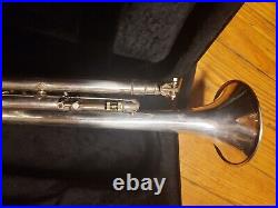 Bach Stradivarius LR180S37 Silver Trumpet-Reversed Leadpipe, Serviced, New Case