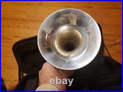 Bach Stradivarius LR180S37 Silver Trumpet-Reversed Leadpipe, Serviced, New Case