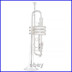 Bach Stradivarius Professional Bb Trumpet Outfit With #37 Bell, Silver Plated