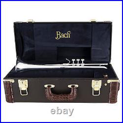 Bach Stradivarius Professional Bb Trumpet Outfit With #37 Bell, Silver Plated