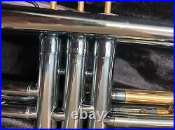 Bach T 300 Brass Finish Overhauled Bb New Case Case #938539