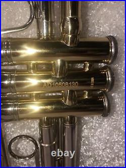 Bach TR500 Trumpet Professionally Refurbished With Case 7C Mouthpiece EUC Polished