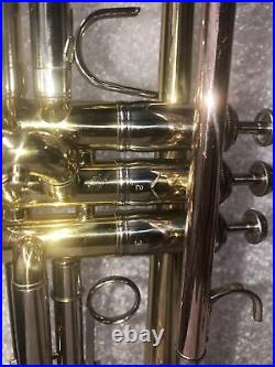 Bach TR500 Trumpet Professionally Refurbished With Case 7C Mouthpiece EUC Polished