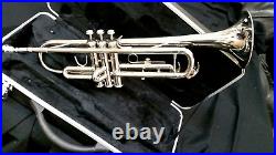 Bb TRUMPET-CLOSEOUT ON NEW ORCHESTRA CONCERT INTERMEDIATE SILVER BAND TRUMPETS