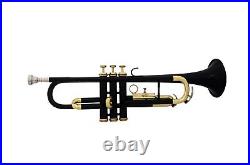 Bb Trumpet NEW BLACK BRASS FINISH BB KEYS TRUMPET WITH FREE HARD CASE