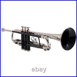 Bb Trumpet New Student / Intermediate Concert Black Nickel Finish Band Trumpets