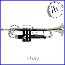 Bb Trumpet New Student / Intermediate Concert Black Nickel Finish Band Trumpets