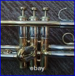 Beautiful polished brass 1960 Olds Tri-Color Special trumpet in great condition