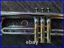 Beautiful polished brass 1960 Olds Tri-Color Special trumpet in great condition