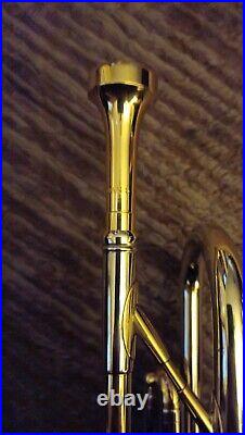 Beautiful polished brass 1960 Olds Tri-Color Special trumpet in great condition