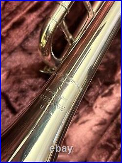 Benge Trumpet Resno-Tempered 3 Bell Custom Built USA Silver Plate WithCase EUC