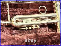 Benge Trumpet Resno-Tempered 3 Bell Custom Built USA Silver Plate WithCase EUC