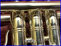 Benge Trumpet Resno-Tempered 3 Bell Custom Built USA Silver Plate WithCase EUC