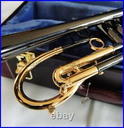 Black nickel 24K Gold Plated Trumpet Bb Horn For Professional