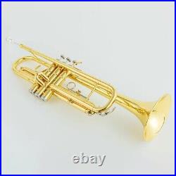 Brass Gold TR8335 Trumpet B-flat Professional Trumpet Instrument