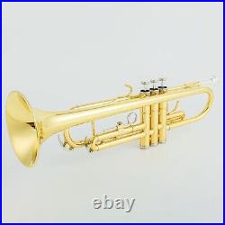 Brass Gold TR8335 Trumpet B-flat Professional Trumpet Instrument