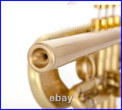 Built-in Mouthpiece Customized Trumpet Heavy Horn 5.24'' Bell 1.9KG With Case