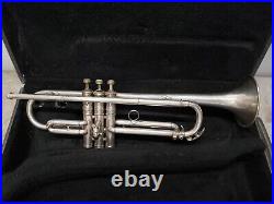 CG Conn 24B Opera Grand Silver Plated, Engraved, Gold Wash Bell Trumpet