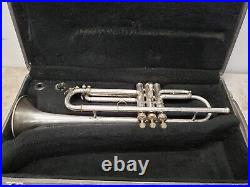 CG Conn 24B Opera Grand Silver Plated, Engraved, Gold Wash Bell Trumpet