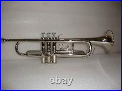 Christmas Sale Trumpet New Nickel Finished Bb Keys Trumpet Bb Keys Free Case