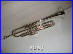 Christmas Sale Trumpet New Nickel Finished Bb Keys Trumpet Bb Keys Free Case