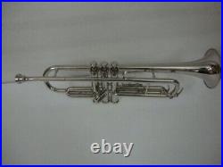 Christmas Sale Trumpet New Nickel Finished Bb Keys Trumpet Bb Keys Free Case